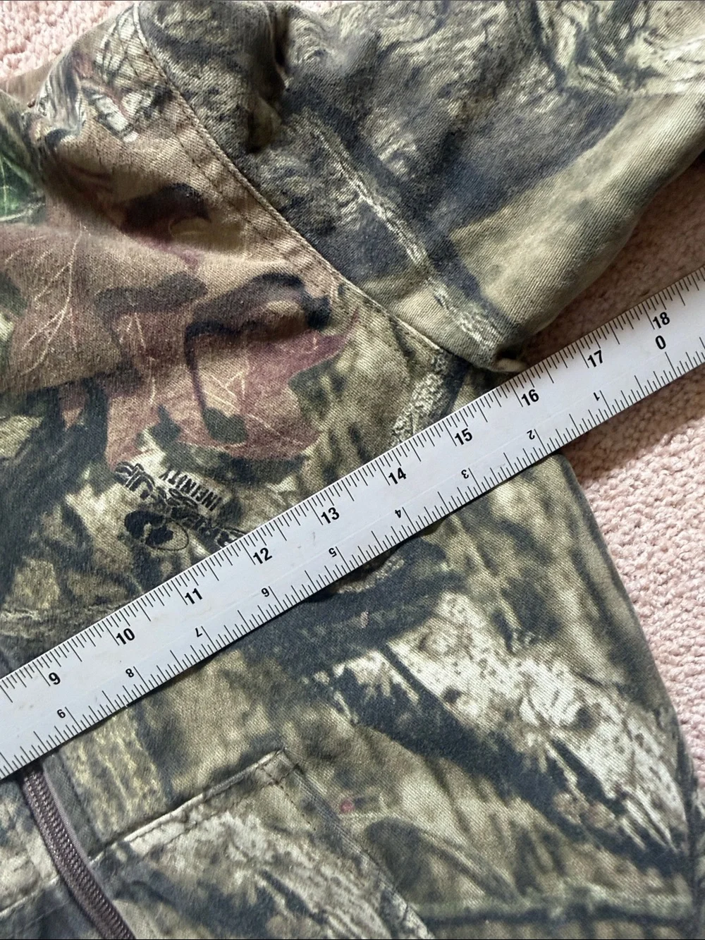 RedHead VTG Y2K Boys “Silent Hide” Camo Zip-Up Hooded Quilted Jacket. Youth Sm